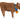 Lionel O Scale Cows & Calves (Brown) (6) - 1930290