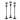 Lionel HO Scale Blvd Lights Clear (3) - 2056210