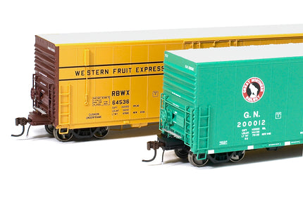 HO Scale Freight Cars - Boxcars in HO scale