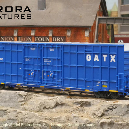 Aurora HO Scale Greenbrier 7550 cf 60' Plate F Boxcar GATX - BKTY Boxcar 