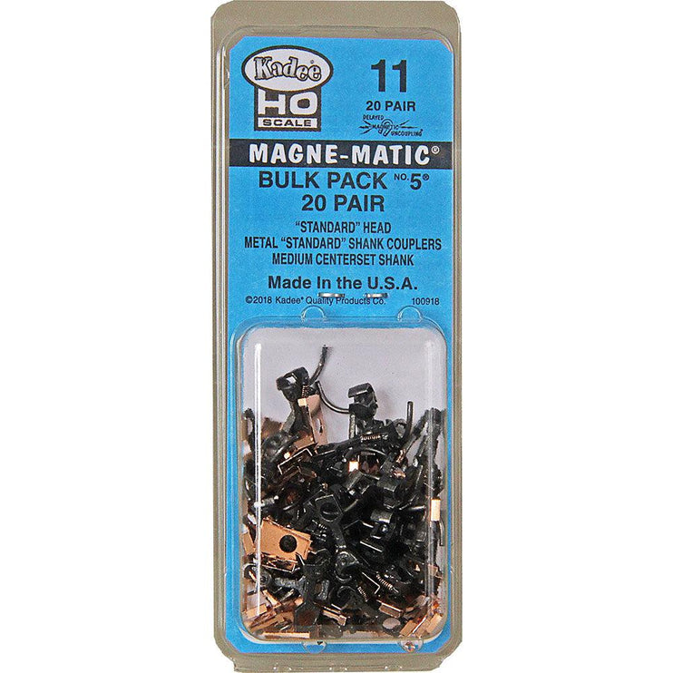 Kadee HO #11 Metal Couplers Bulk Pack No. 5 (20 Pair)