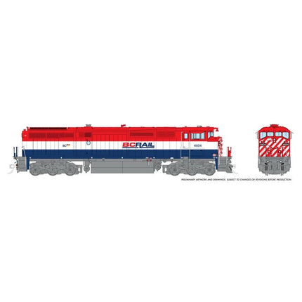 Rapido HO Scale 4604 BC Rail Blue Sill Dash 8-40CM ESU LokSound DCC/Sound