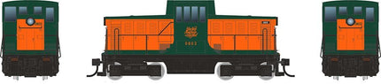 Rapido 048014 HO GE 44 Tonner (DC/Silent) New Haven Warm Orange #0801