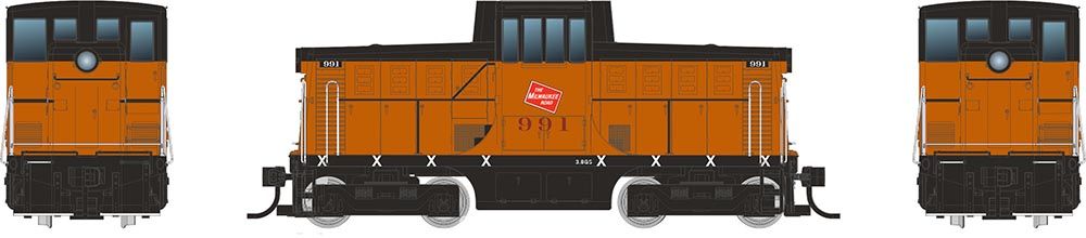 Rapido 048509 HO GE 44 Tonner (DC/DCC/Sound) Milwaukee Road #991