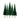 JTT 92001 Z Scale Pine Trees, 1"-2", 55 pieces