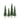 JTT 92027 HO Scale Spruce Trees, 4"-6", 24 pieces