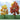 JTT 92220 N Scale Sycamore Trees, Autumn, 2.25"-2.5", 4 pieces