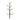 JTT 94116 Z Scale Sycamore Tree Armatures, 1.5", 6 pieces