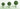 JTT 94330 Micro Trees, Medium Green, 30 pieces
