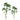 JTT 94408 Gum Trees, 1", 6 pieces