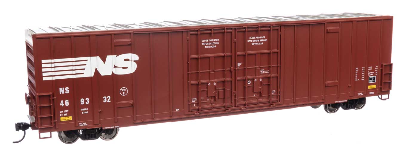 Walthers Mainline HO Scale Norfolk Southern #469332 60' High Cube Plate F Boxcar