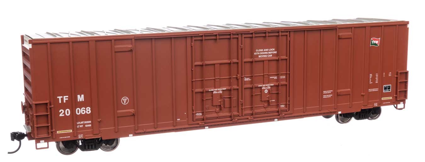 Walthers Mainline HO Scale Transportacion Ferroviaria Mexicana #20068 60' High Cube Plate F Boxcar