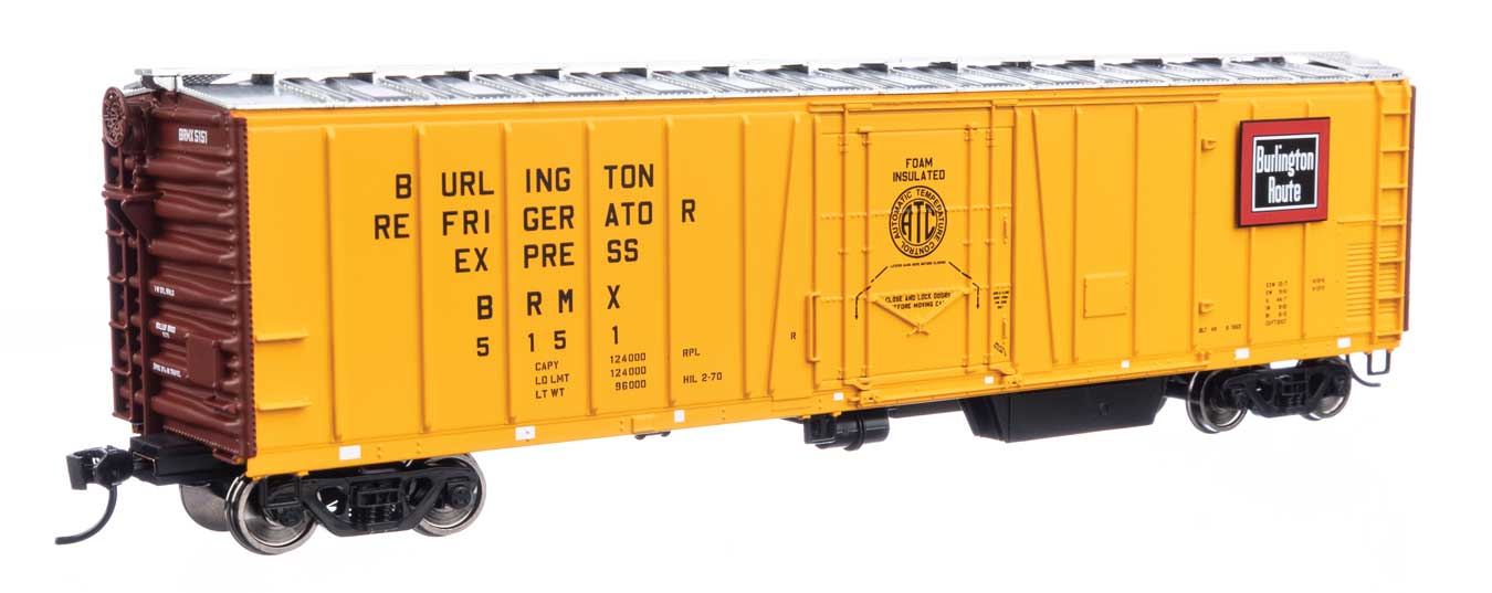 Walthers Mainline HO CBQ 5151 50' AAR Mechanical Refrigerator Car