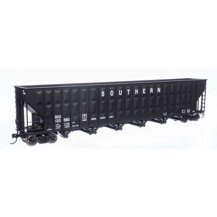 Walthers Mainline HO Scale Southern Black 133550 Greenville 7,000 Cubic Foot Wood Chip Hopper