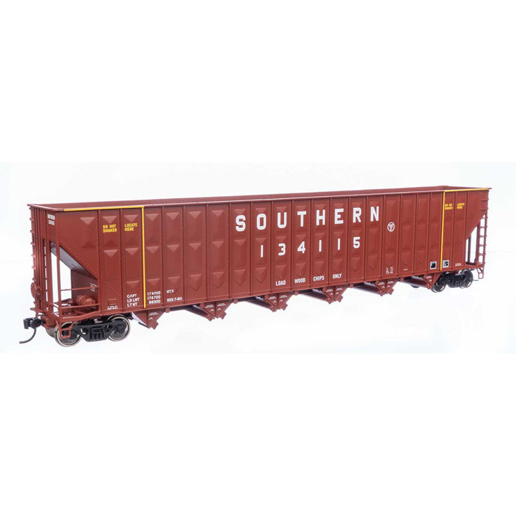 Walthers Mainline HO Scale Southern Brown 134115 Greenville 7,000 Cubic Foot Wood Chip Hopper