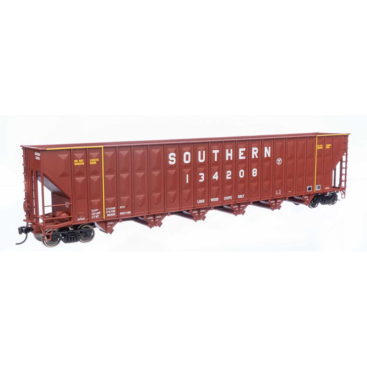 Walthers Mainline HO Scale Southern Brown 134208 Greenville 7,000 Cubic Foot Wood Chip Hopper