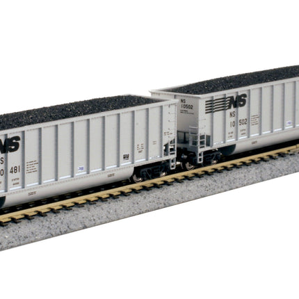 Kato N Scale Norfolk Southern Bethgon Coal Hoppers 8 Pack