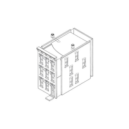 Woodland Scenics HO Scale Townhouse #1 DPM Kit