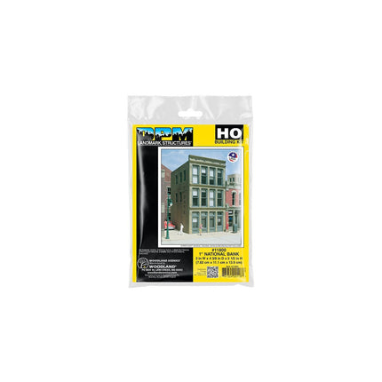 Woodland Scenics HO Scale 1st National Bank DPM Kit