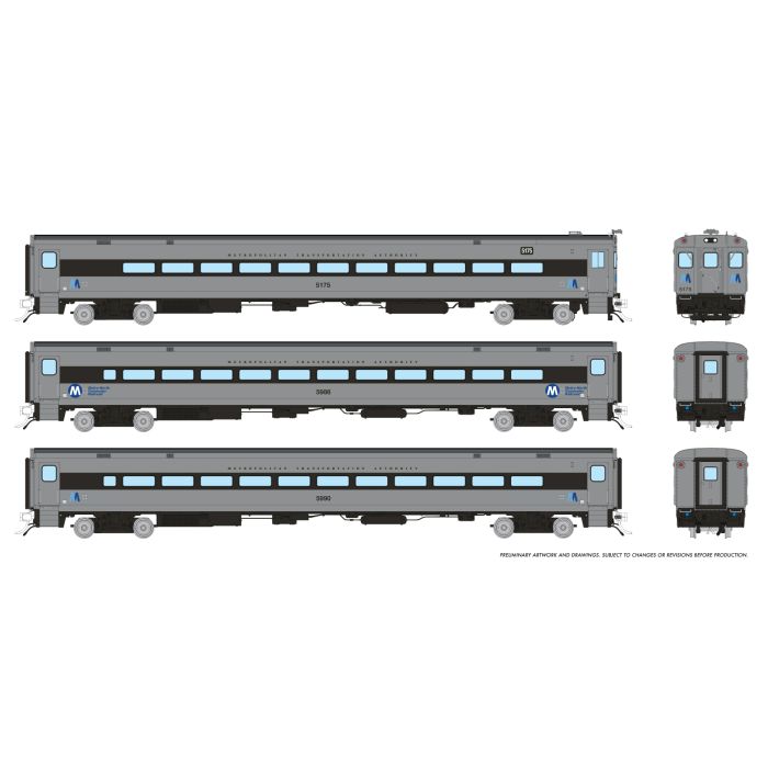 Rapido HO Comet Car: MNCR - West of Hudson: Set #1 (Cab: 5175 Coaches ...