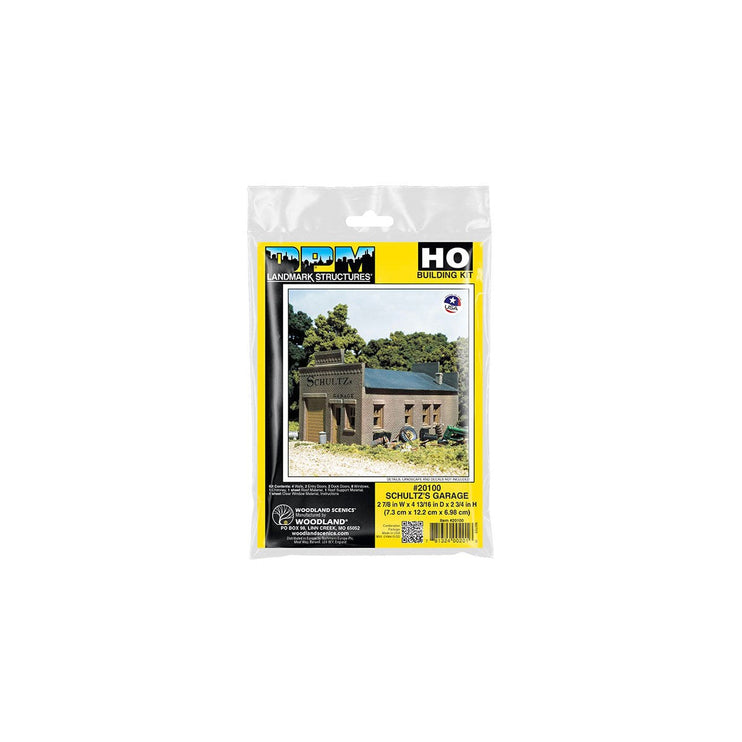 Woodland Scenics HO Scale Schultz's Garage DPM Kit