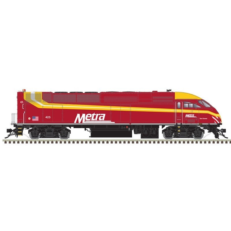 Atlas HO Scale Metra MP36 425 Rock Island Heritage Locomotive DCC Sound - Train Supply