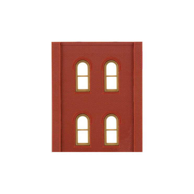 Woodland Scenics HO Scale DPM 2-Story Wall Arched 4-Windows