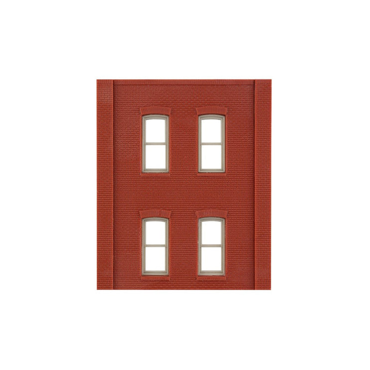 Woodland Scenics HO Scale DPM 2-Story Wall 4 Rectangular Windows