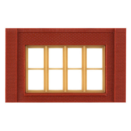 Woodland Scenics HO Scale DPM 1-Story Wall Victorian Windows