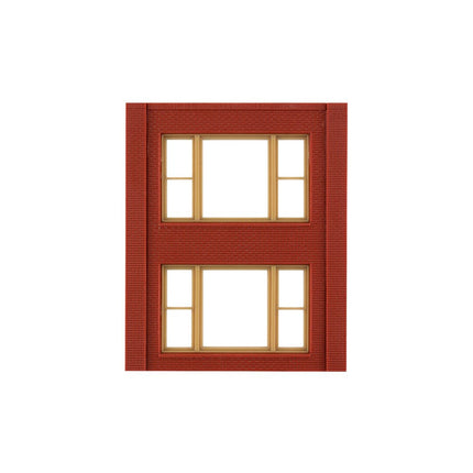 Woodland Scenics HO Scale DPM 2-Story Wall 20th Century Windows