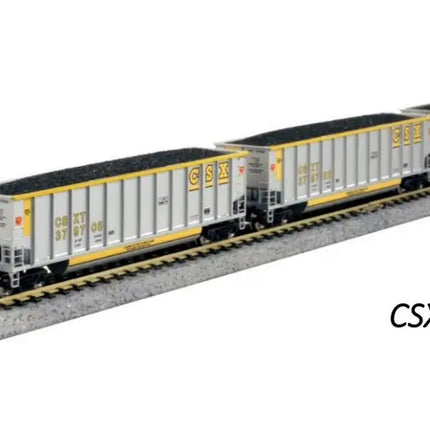 Kato N Scale CSX Bethgon Coal Hoppers 8 Pack