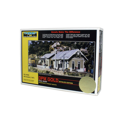 Woodland Scenics HO Scale Coal River Station DPM GOLD Kit