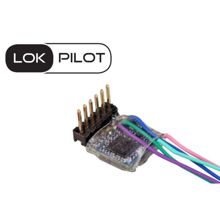 ESU 59837 LokPilot 5 micro DCC/MM/SX/M4 6-pin Direct 90 degrees