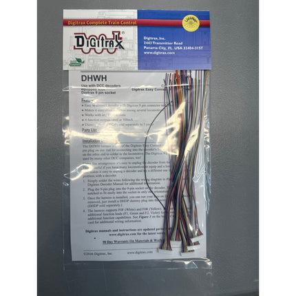 Digitrax 9 Pin to wires Harnesses 5 Pack