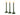 Lionel O Scale Classic Street Lamps Green (3) - 29247