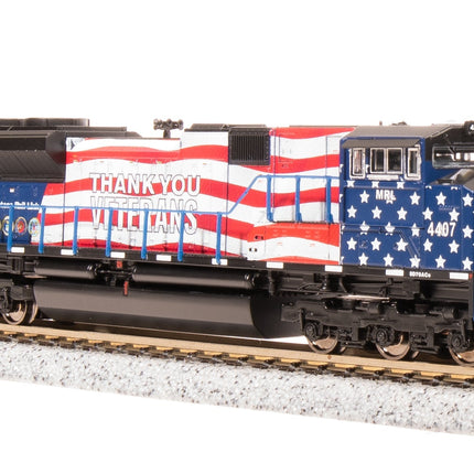 Broadway Limited N MRL 4407 Veterans Tribute SD70ACe Pargon 4 DCC/Sound