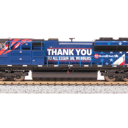 Broadway Limited N MRL 4404 Essential Workers Tribute SD70ACe Pargon 4 DCC/Sound