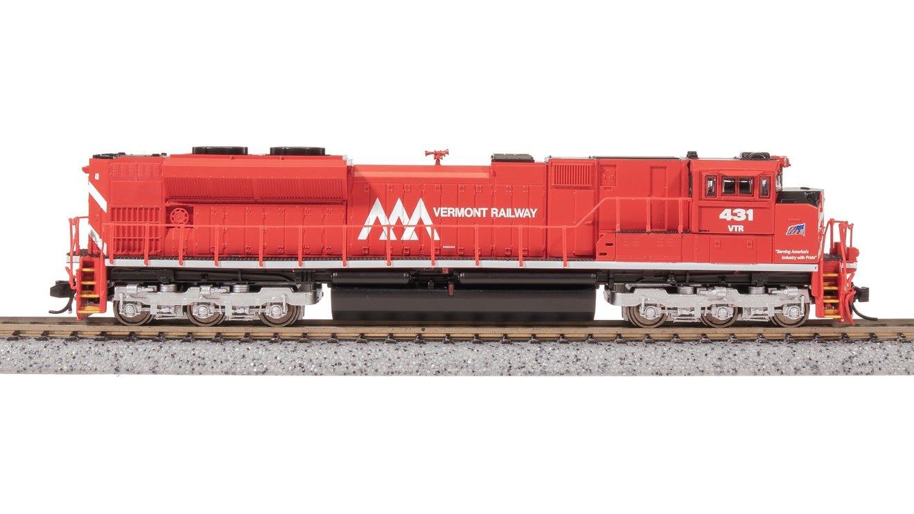 Broadway Limited N Vermont Railway 431 SD70M-2 Pargon 4 DCC/Sound