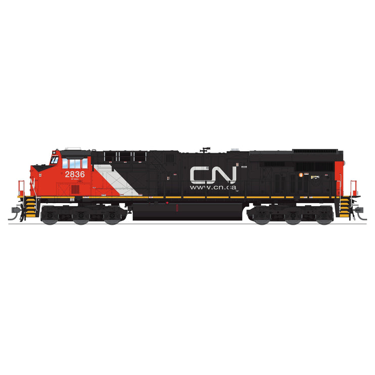 Broadway Limited HO Scale Canadian National 2836 ES44AC GEVO Locomotive DCC/Sound Pargon 4