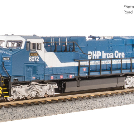 Broadway Limited N GE AC6000, BHP Iron Ore #6075, Blue & White, "Fortescue" Stealth DC