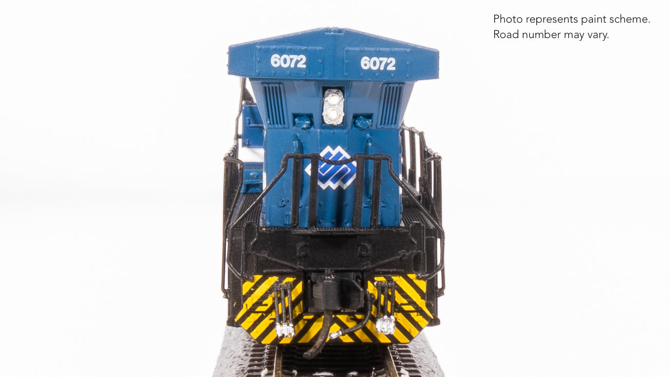 Broadway Limited N GE AC6000, BHP Iron Ore #6075, Blue & White, "Fortescue" Stealth DC