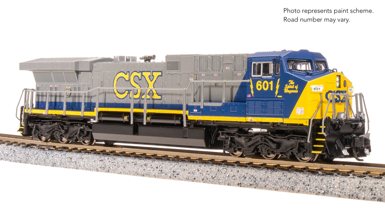 Broadway Limited N GE AC6000, CSX #601, YN2 Paint Stealth DC