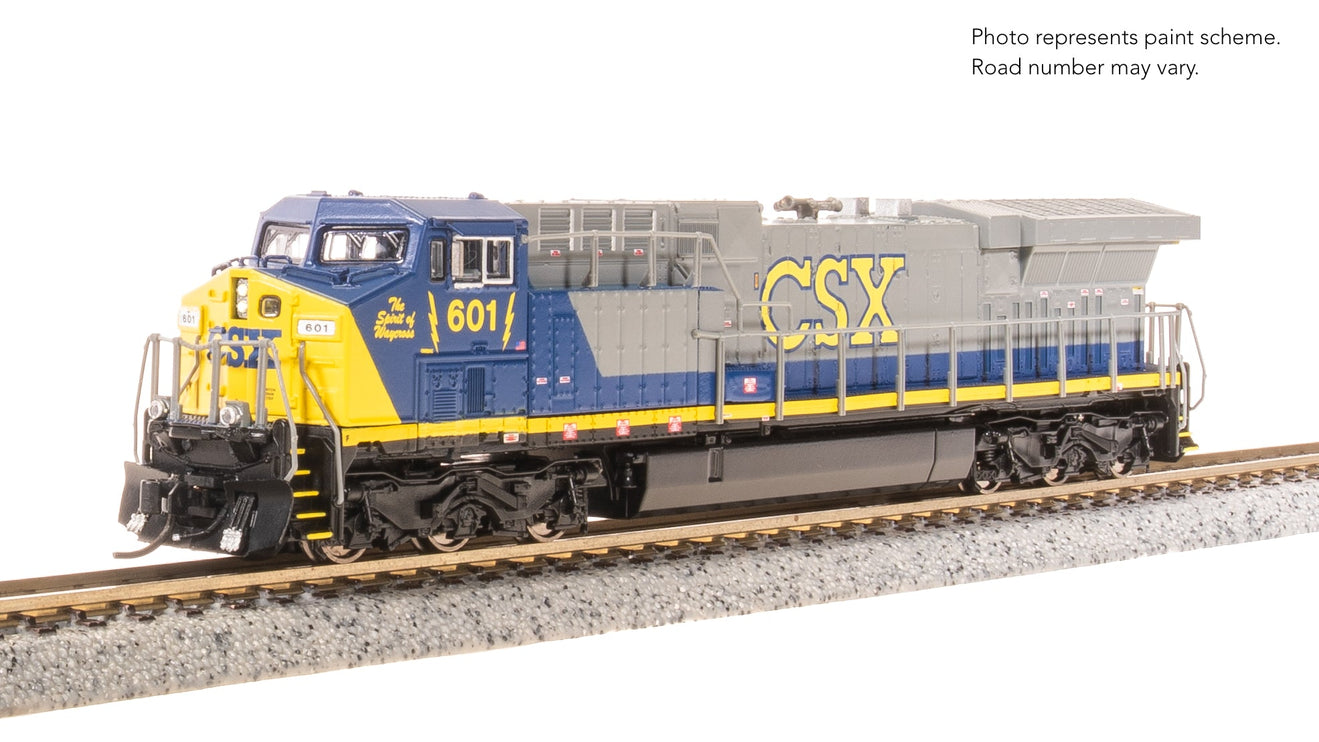 Broadway Limited N GE AC6000, CSX #678, YN2 Paint Stealth DC