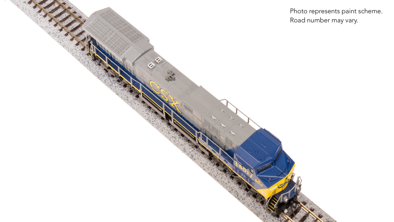 Broadway Limited N GE AC6000, CSX #678, YN2 Paint Stealth DC