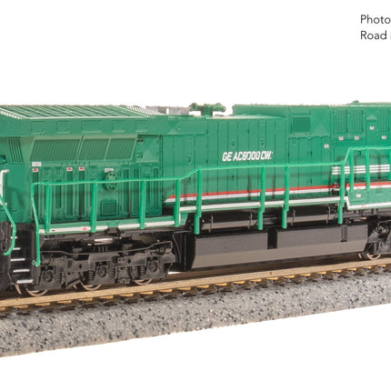 Broadway Limited N 8GE AC6000, GE Demo #6000, Green Demo Paint Stealth DC