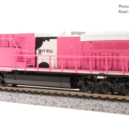 Broadway Limited N GE AC6000, Roy Hill Mining #1024, Pink/White/Black Paint Stealth DC