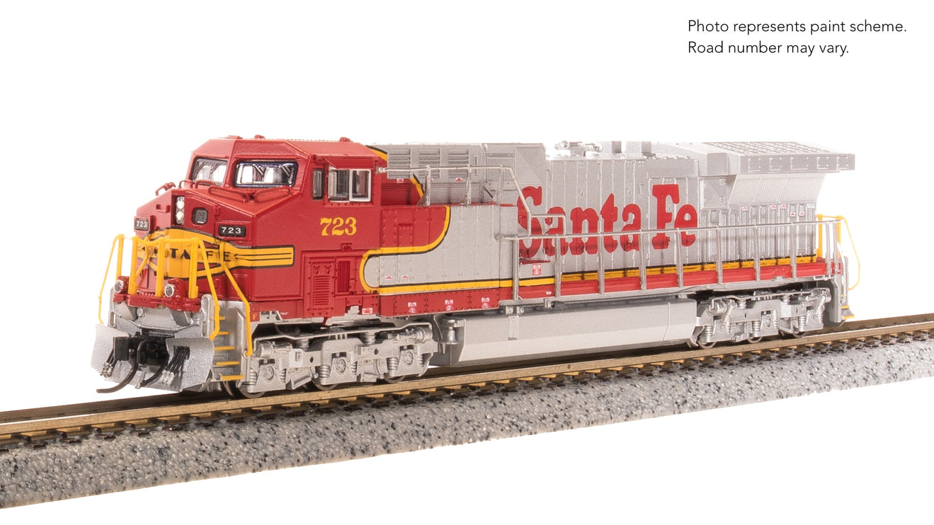 Broadway Limited N GE AC6000, ATSF #723, Warbonnet Fantasy Paint Stealth DC