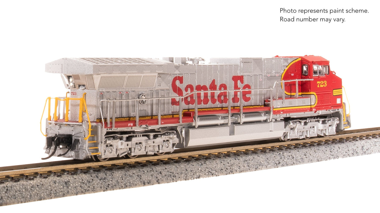 Broadway Limited N GE AC6000, ATSF #723, Warbonnet Fantasy Paint Stealth DC