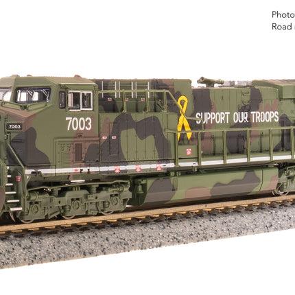 Broadway Limited N GE AC6000, "Support Our Troops" Fantasy Paint Stealth DC