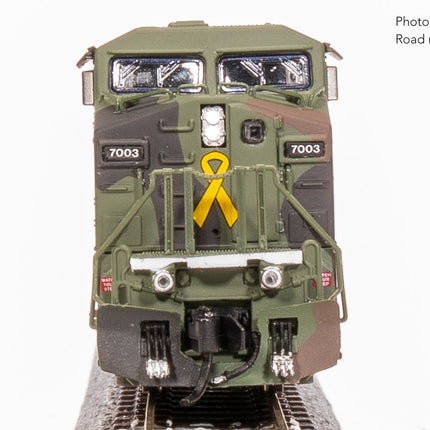 Broadway Limited N GE AC6000, "Support Our Troops" Fantasy Paint Stealth DC